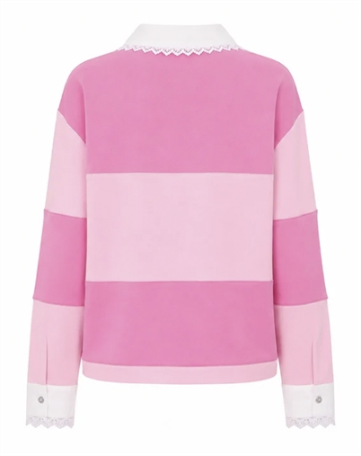 Cras - Sadiegocras Polo - Pink Stripe 